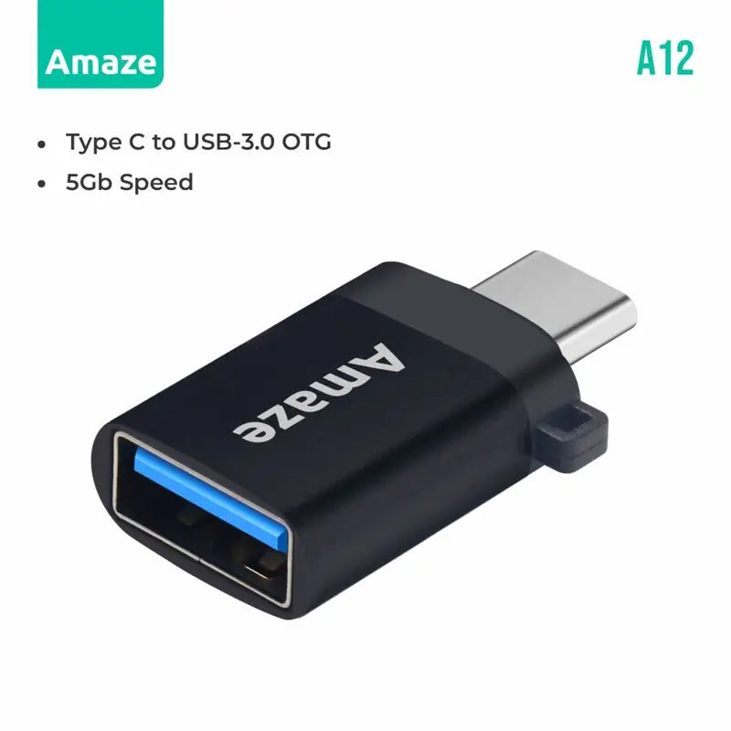 Amaze A12 TYPE C TO USB 3.0 MINI OTG ADAPTER