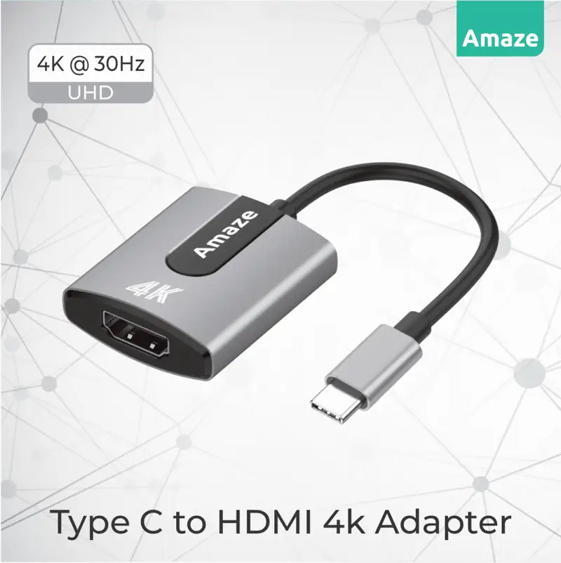 Amaze A120 Type C to HDMI 4k Adapter