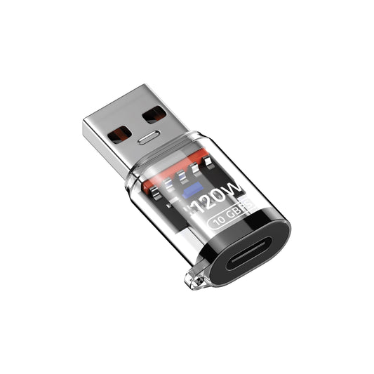 Amaze USB-A 3.2 Male to Type-C Female 120W OTG Adapter | A14 Pro