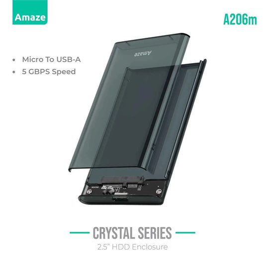 Amaze Phantom 2.5" HDD Case/Enclosure | Micro-B USB 3.0 | A206m