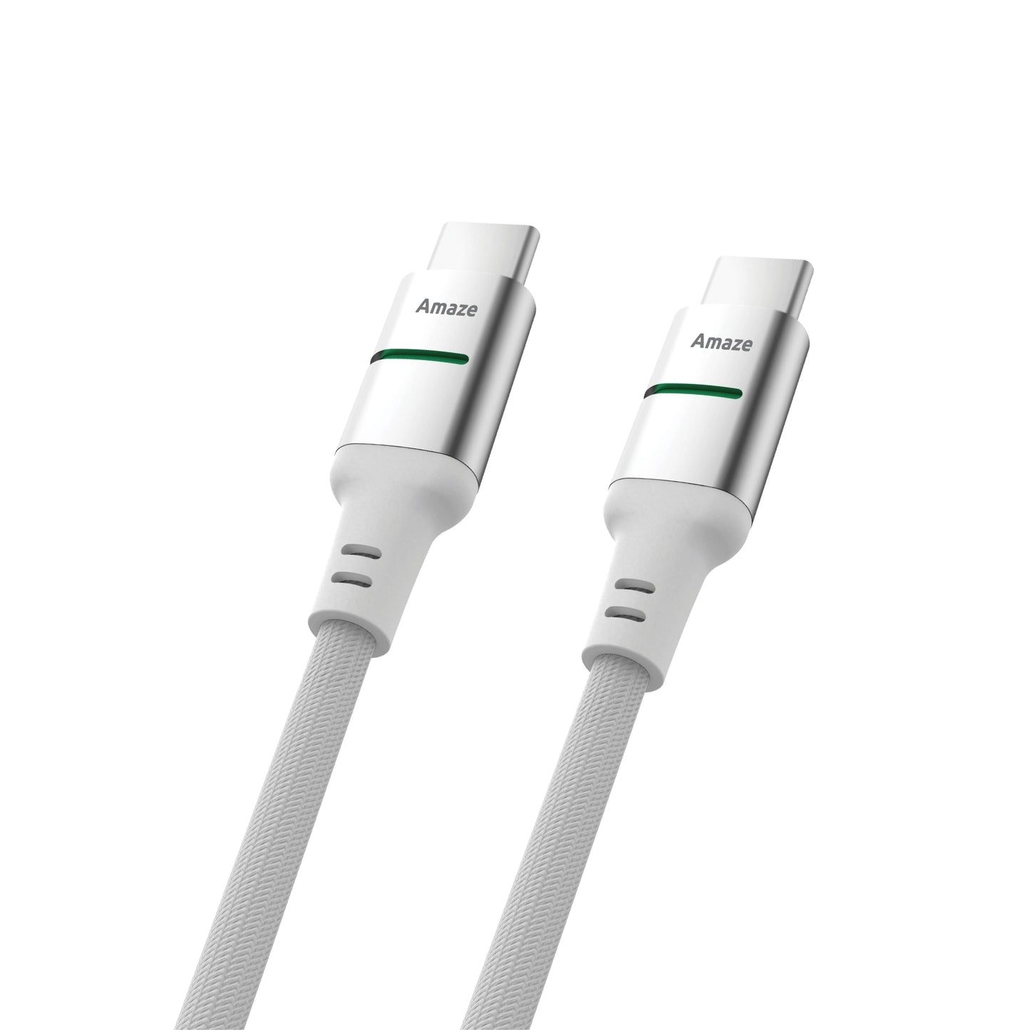 Amaze Ultra Pro 100W Type-C to Type-C 2m Braided Smart Cable | A46 | Black/White