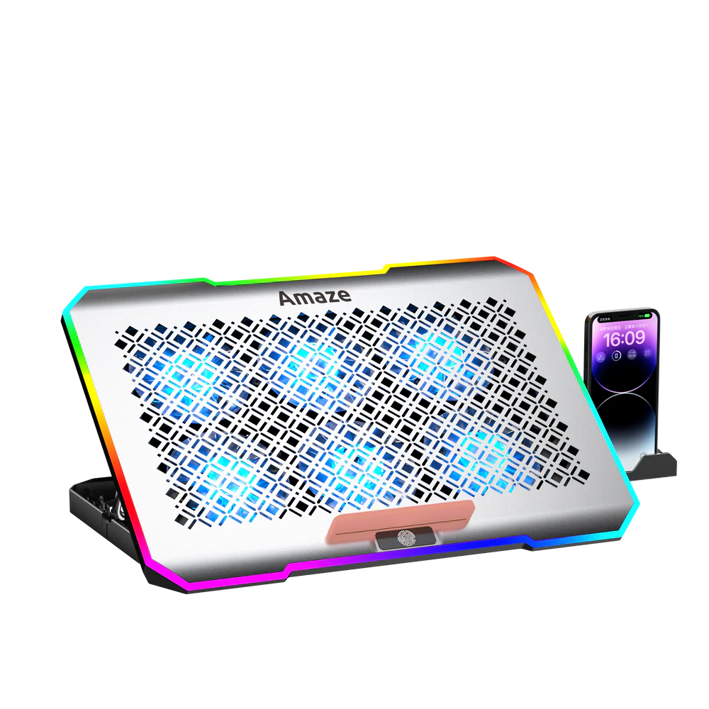 Amaze 6 Fan RGB Laptop Cooling Pad / Laptop Stand | A500