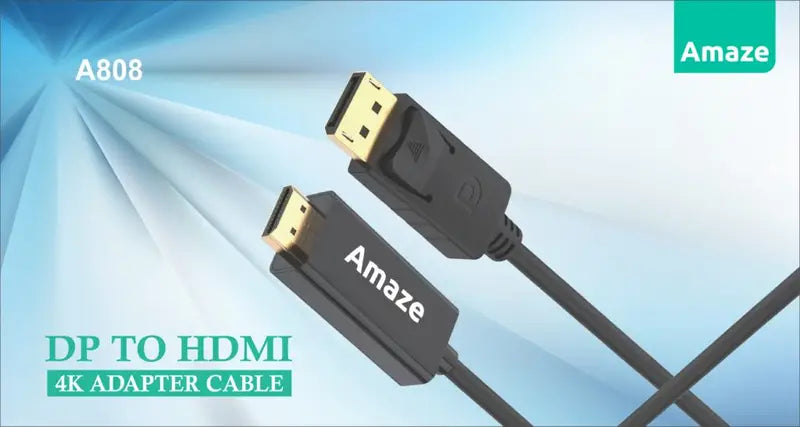 Amaze A808 DP TO HDMI 4K ADAPTER CABLE