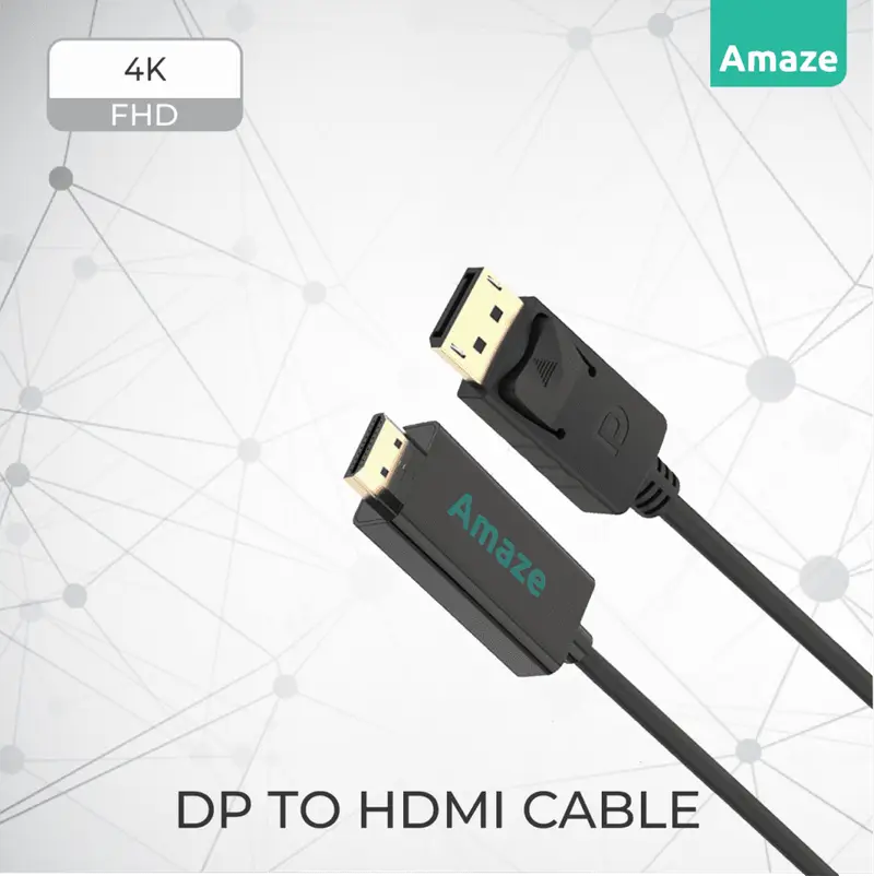 Amaze A808 DP TO HDMI 4K ADAPTER CABLE