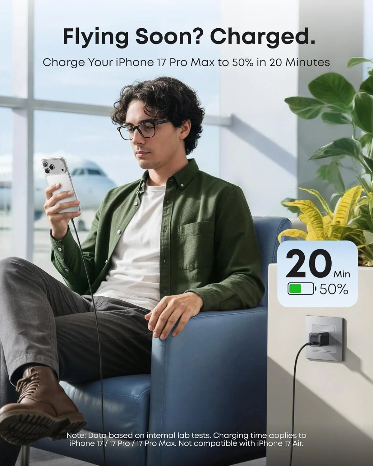 ANKER Nano 45W Type-C GaN Wall Charger | 1C | White | A2692P21-76