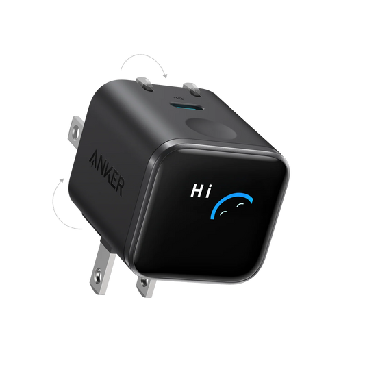 ANKER Nano Smart Display 45W Type-C GaN Wall Charger | 1C | Black | A121DP11