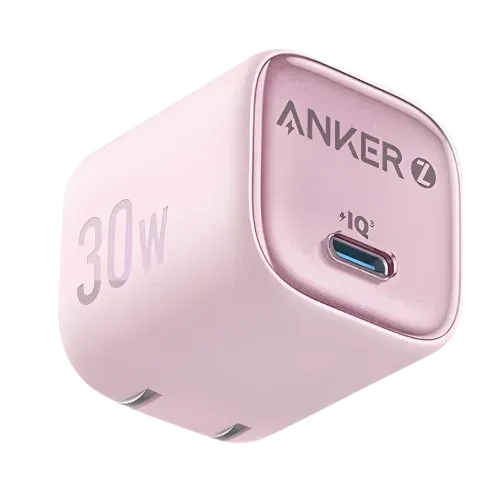 ANKER ZOLO 30W Type-C GaN Wall Charger | 1C | Pink | A2698651