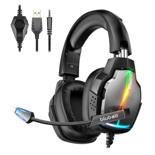 Coming Soon | Faster Blubolt BG-400 Gaming Headset/Headphones | 50mm Driver | Noise Cancelling Microphone