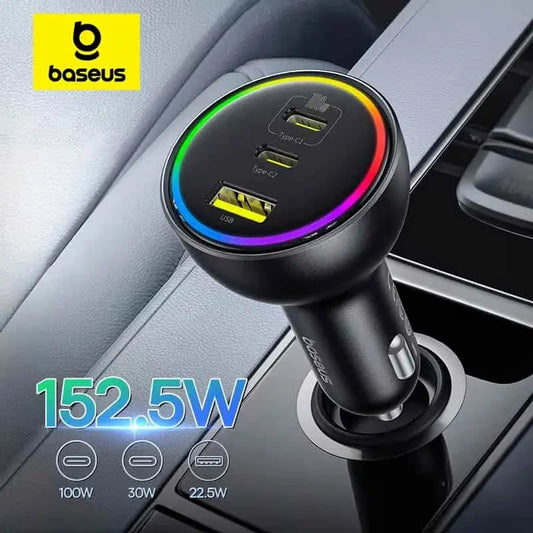 Baseus 152.5W Car Charger with 1A2C | Multiport