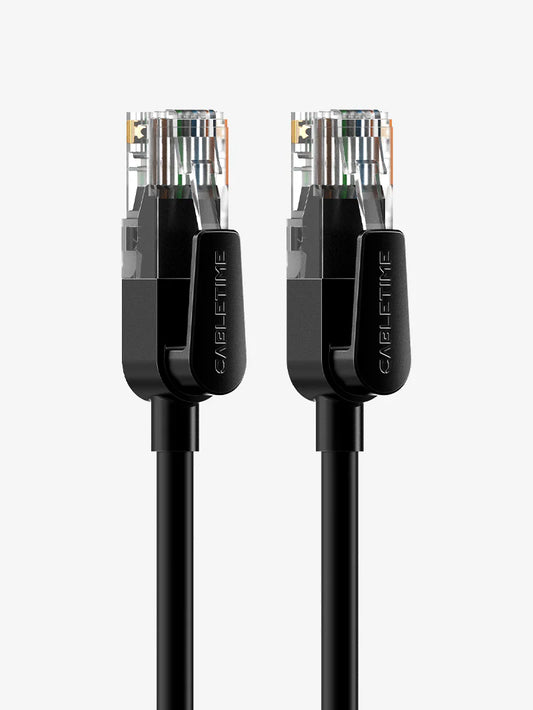 Cabletime Cat6 Ethernet Network Cable UTP Rj45 Black | 2m/3m/5m | CN60