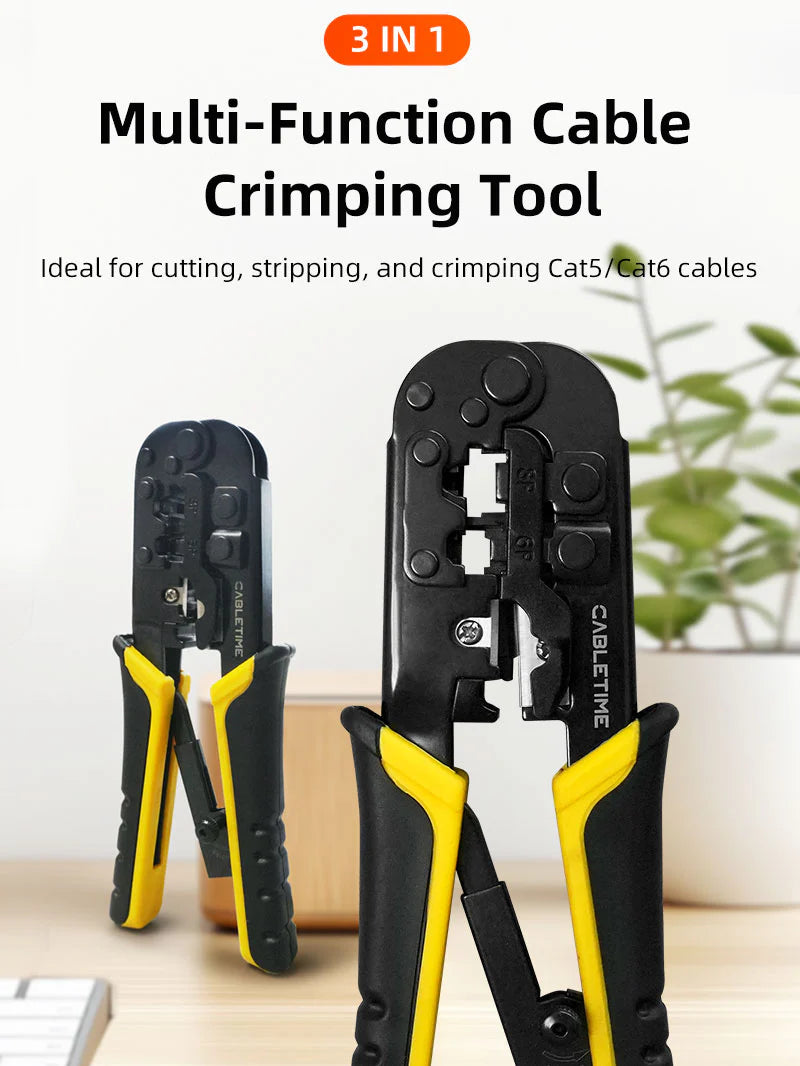 CABLETIME RJ45 Ethernet LAN Cable Crimping Tool in Pakistan | CNT1C