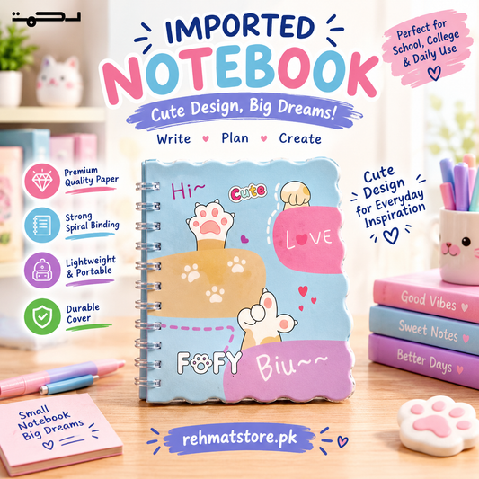 Fofy Biu Cat Paw / Patili pocket notebook