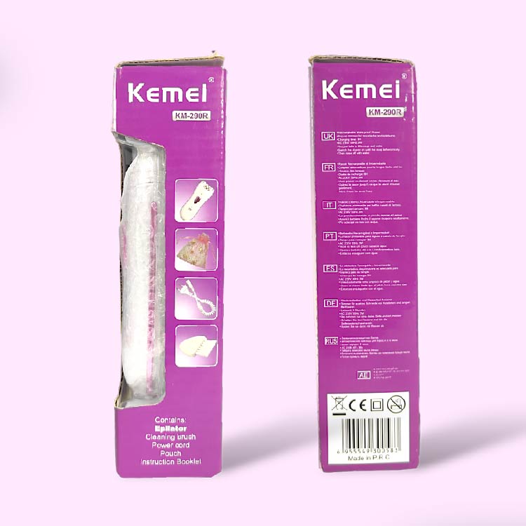 Kemei Rechargeable Epilator KM-290R For Women