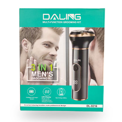 3 in 1 Rechargeable Grooming Kit - Trimmer - Shaver - DALING DL-9216