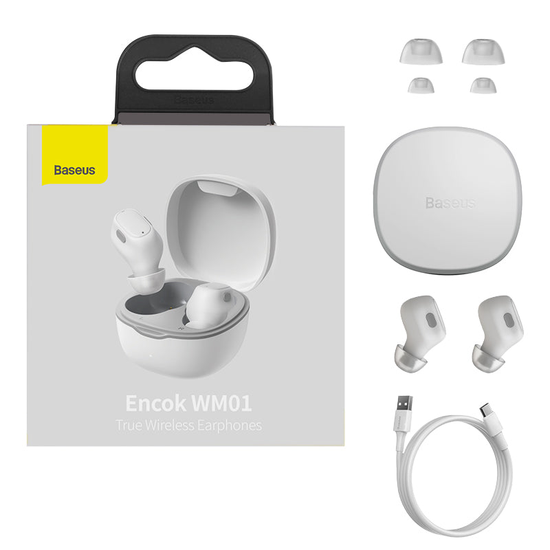 Baseus Encok WM01 Bluetooth Earphones | Wireless Earbuds