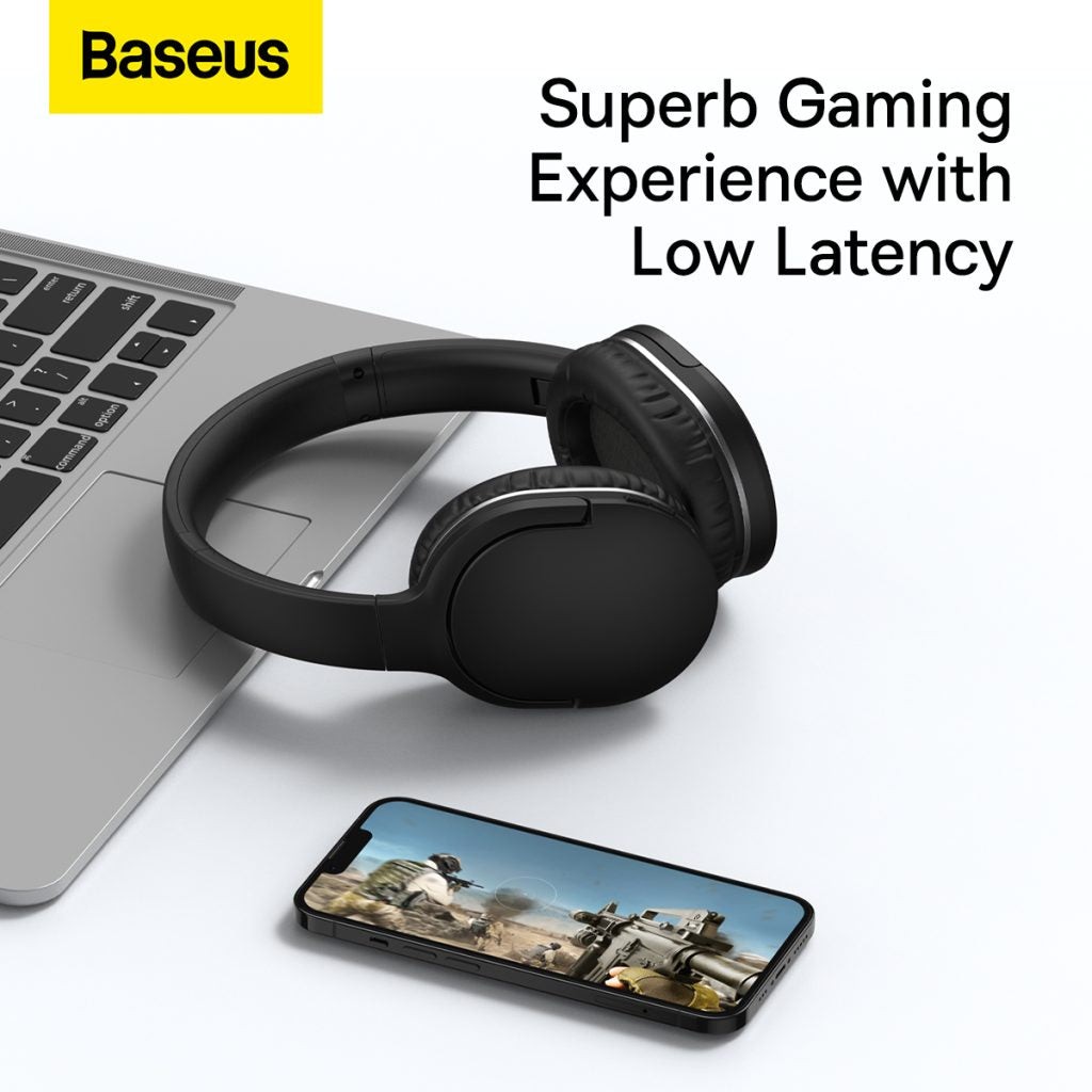 Baseus Encok D02 Pro Bluetooth Headphones | 40mm Full Range Audio Unit