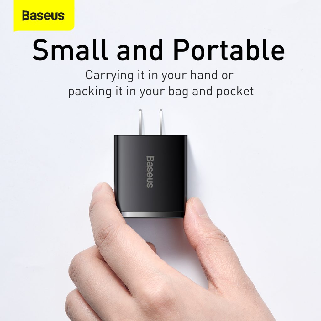 Baseus Compact Quick Fast Charger 2U+C 30W CN Adapter