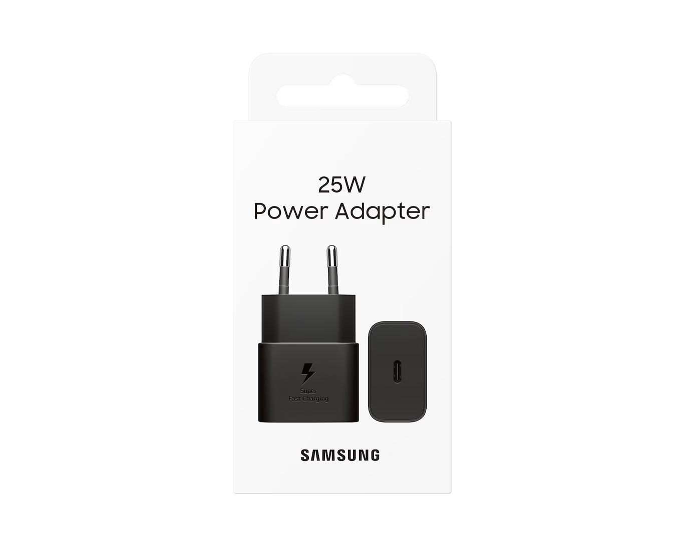 Samsung 25W Low Standby Latest Power Adapter | 2-pin Black/White | EP-T2510