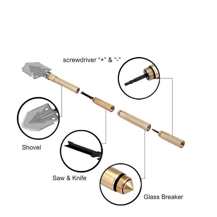 Foldable Multi-function Shovel Set