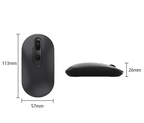 Silent Click Bluetooth Dual Mode Mouse FB20S | A4Tech | FSTYLER Collection