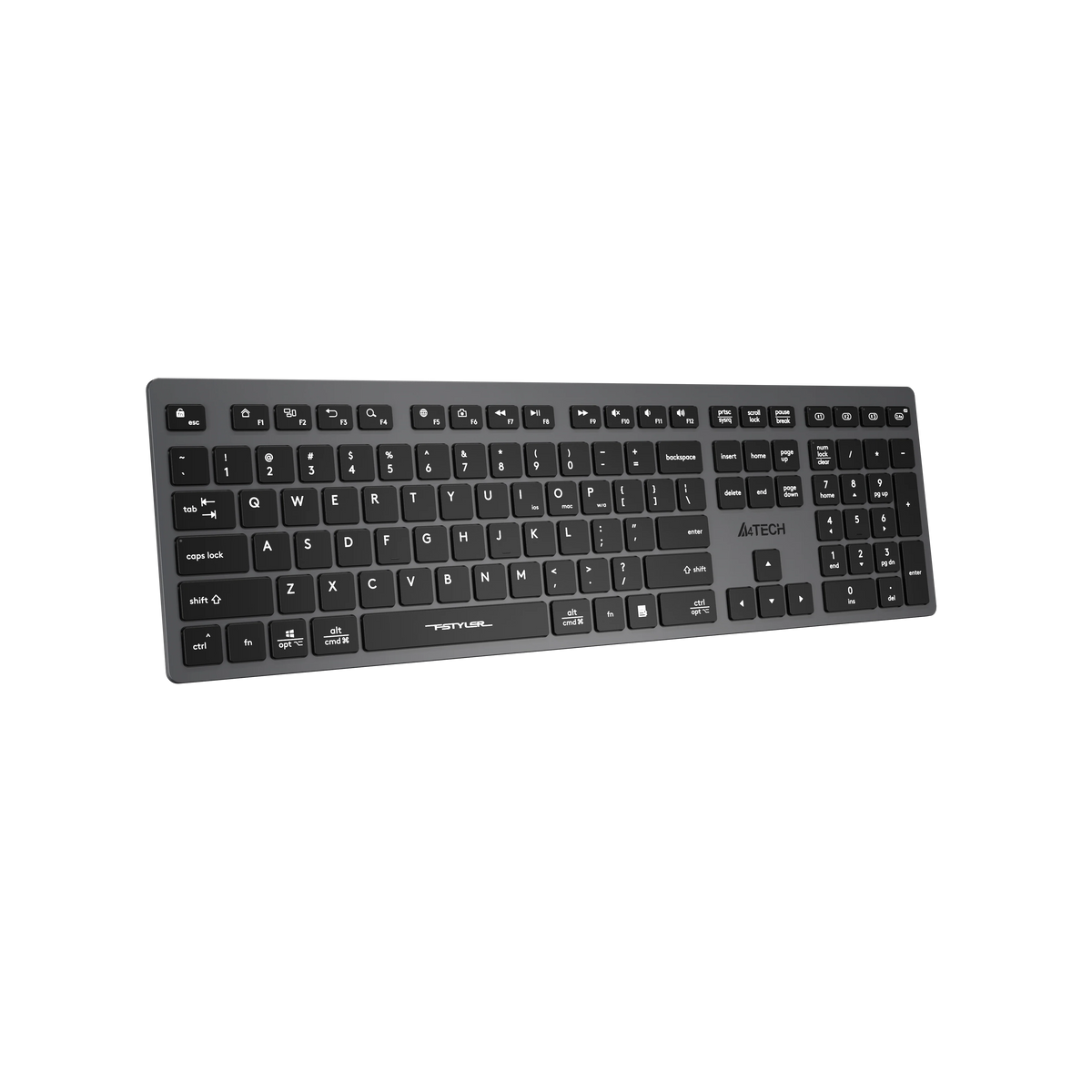 A4Tech Fstyler FBX50C Dual Mode Bluetooth & 2.4G Wireless Keyboard.