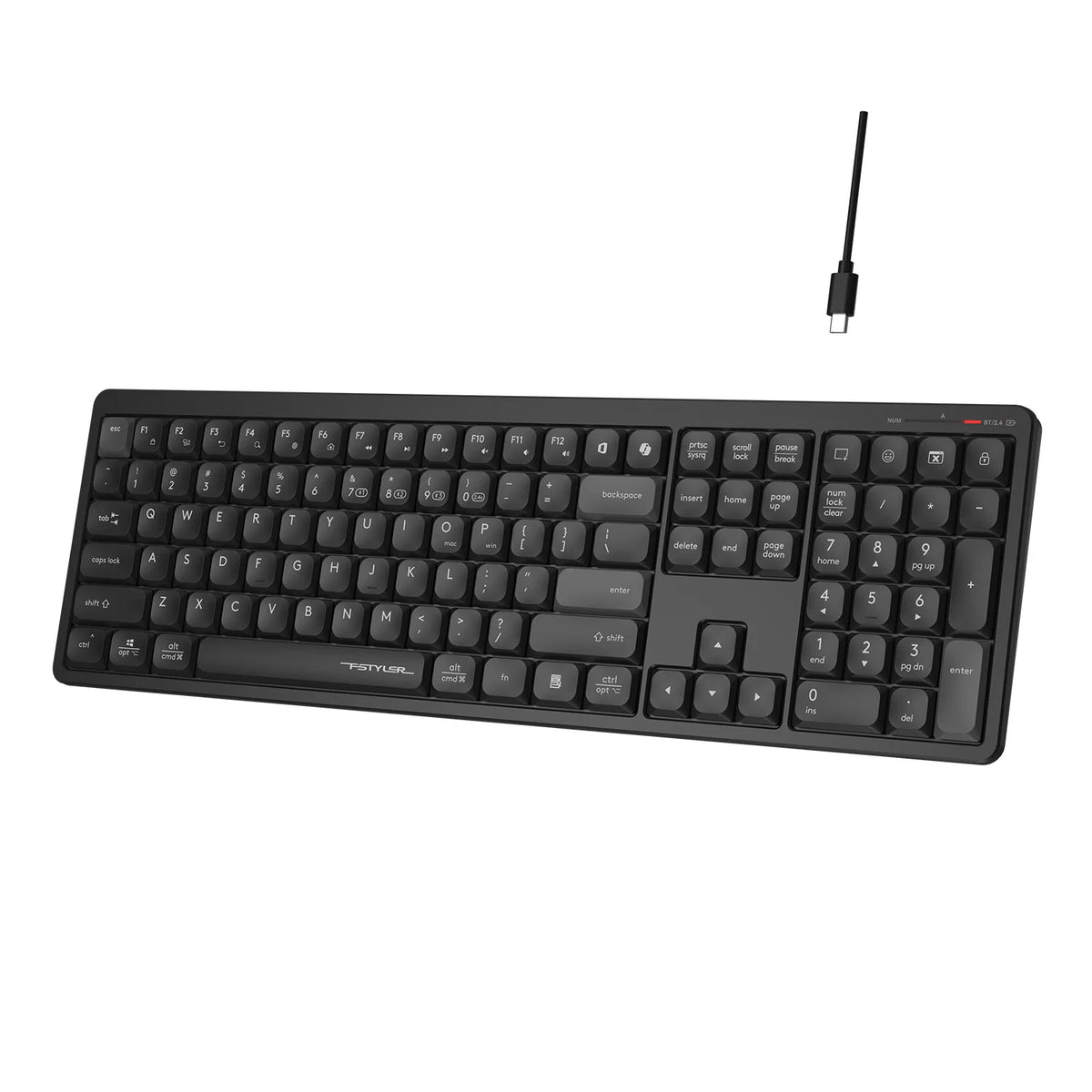 A4Tech Fstyler FBX55 Scissor Switch Wired Keyboard. | 2.4G |.