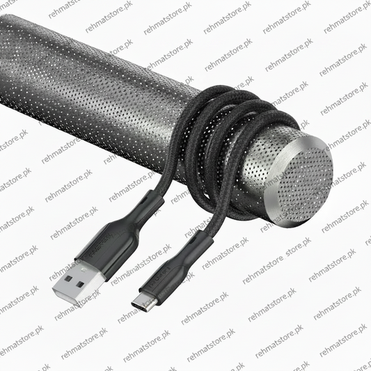 Type-C 1.2m Fast Charging Data Cable | Black | FC-08