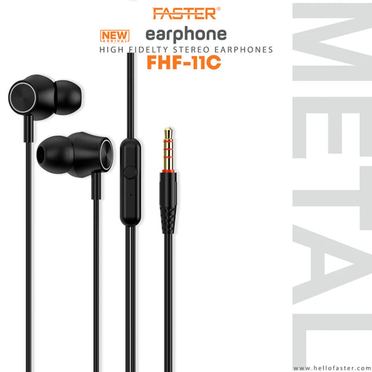 Faster FHF-11C Metal Durable Handsfree | Clear Sound