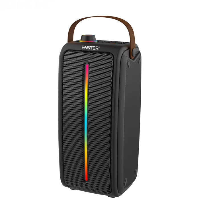 Faster BOOMBOX 40W RGB Rechargeable BT Speaker | Wired MIC | Echo Go 5 / FS-78A