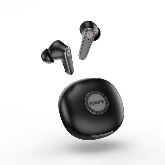 Faster Futura Ai-200 Bluetooth Earbuds | BT v6.0 | Black