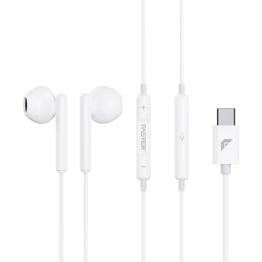 Faster Frost Durable Type-C Semi-In-Ear Handsfree/Earphones | 14mm | SH-1C