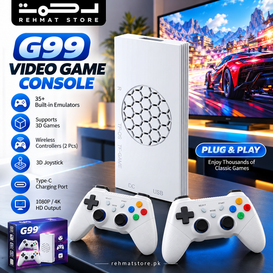 Game Stick with Dual Controllers | Type-C input | G99 | FREE SHIPPING