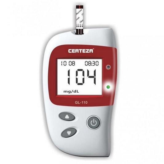 Certeza Blood Glucose Monitor complete kit | GL-110