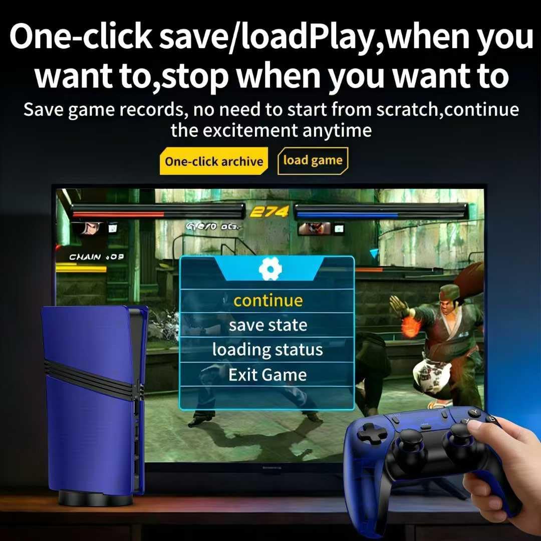 Game Box with Dual Controllers | Type-C input | GS5 Ultra | FREE SHIPPING