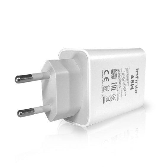 Infinix 45W FlashCharge Wall Adapter | EU Plug | U450XEB