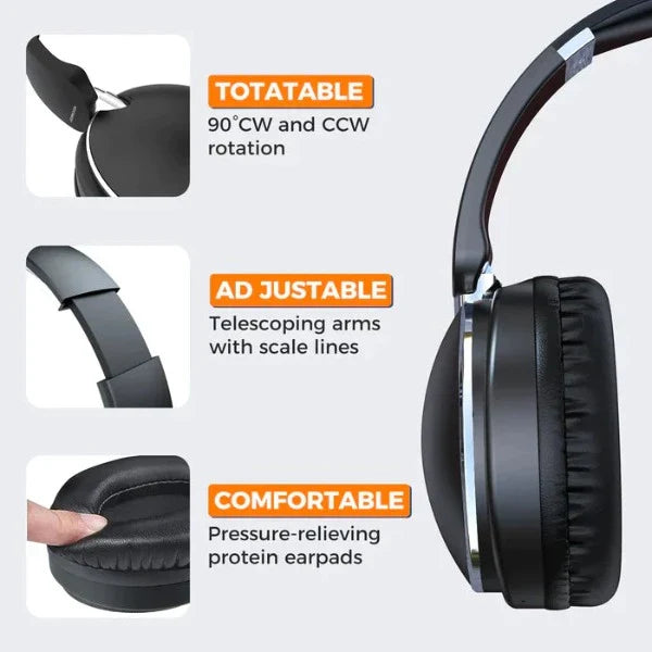 Joyroom Foldable BT Headphones | Large Ear Cups | JR-HL2