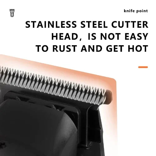 Kemei Rechargeable Hair Clipper | 4 Limit Combs (1.5, 3, 4.5, 6mm) | KM-1741
