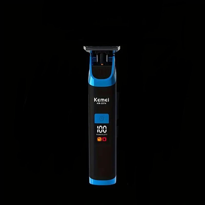 Kemei Rechargeable Digital Display Hair Clipper | 3 Limit Combs (0.5, 1, 1 /0.5mm) | KM-2274