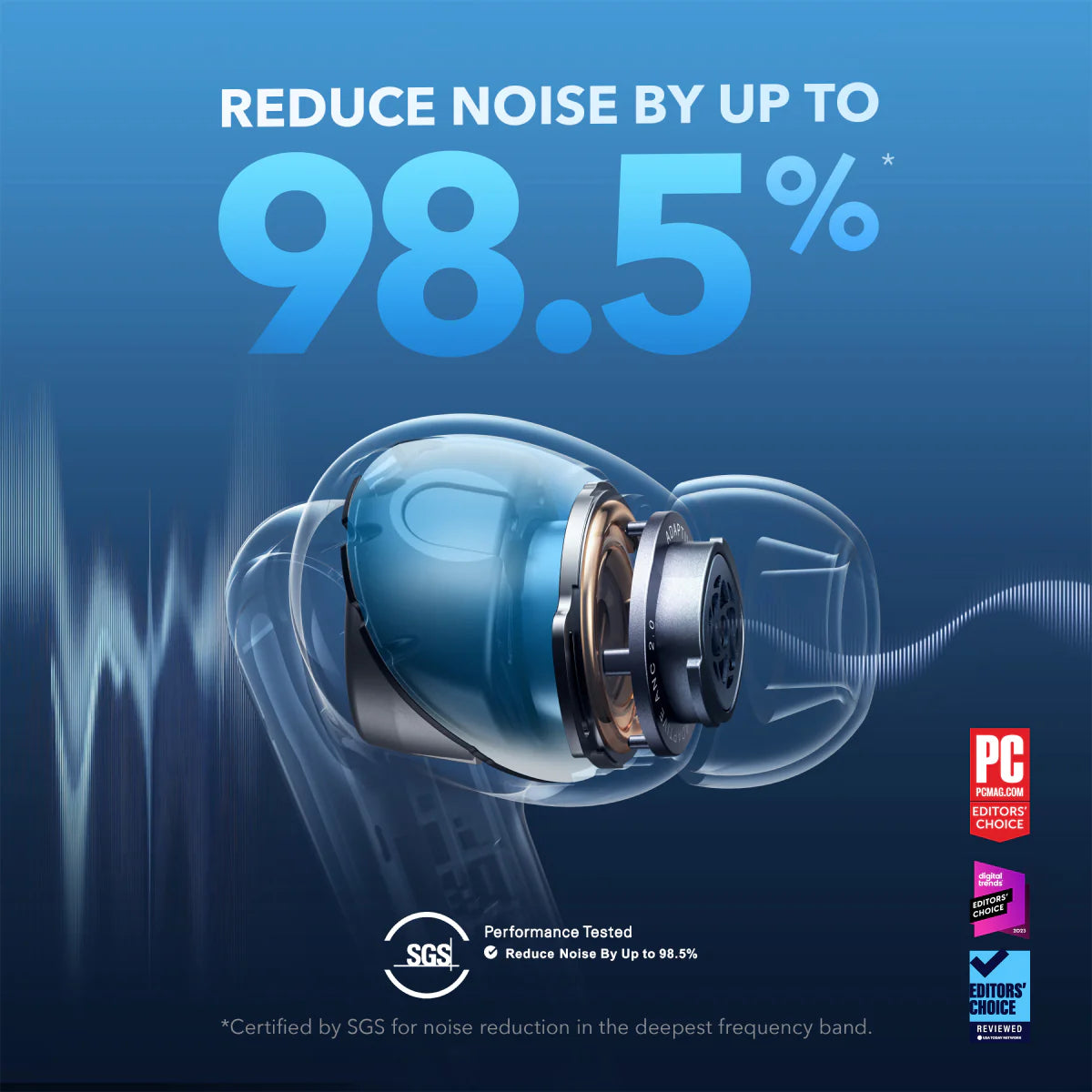 Anker soundcore Liberty 4 NC Bluetooth Earbuds | BT v5.3 Multi-point | Velvet Black