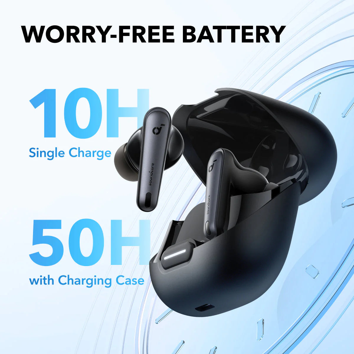 Anker soundcore Liberty 4 NC Bluetooth Earbuds | BT v5.3 Multi-point | Velvet Black