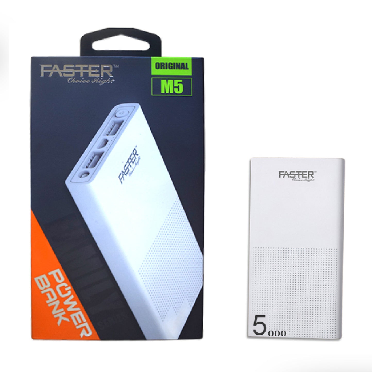 FASTER M5 Power Bank 5000 mAh