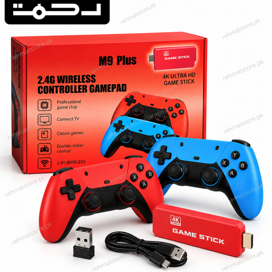 Game Stick with Dual Controllers | Type-C input | M9 Plus | FREE SHIPPING