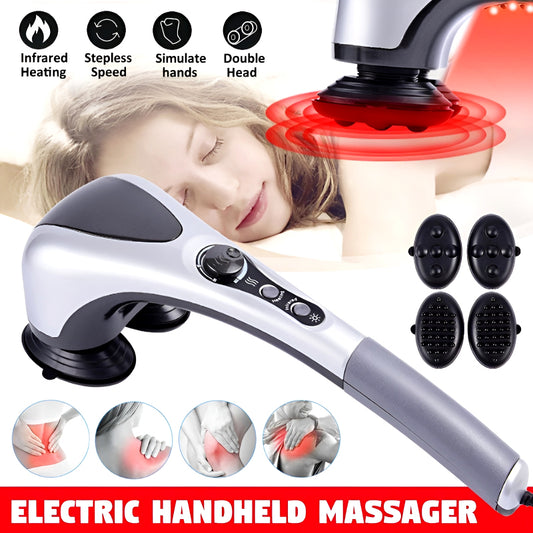 Blueidea Double Head Heated+Infrared Powerful Wired Massager | B2000