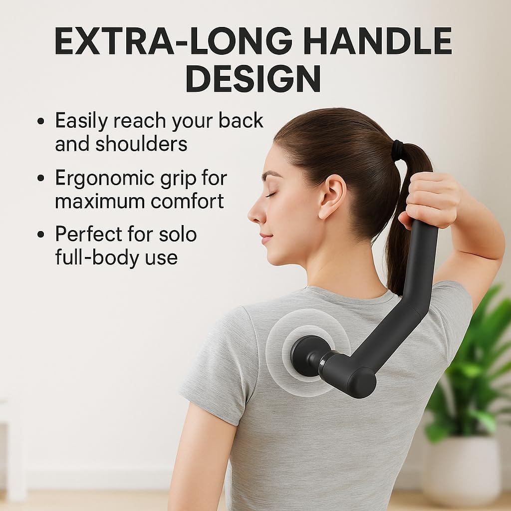Heated + Cool Gel Gun Massager Type-C Rechargeable | XR666