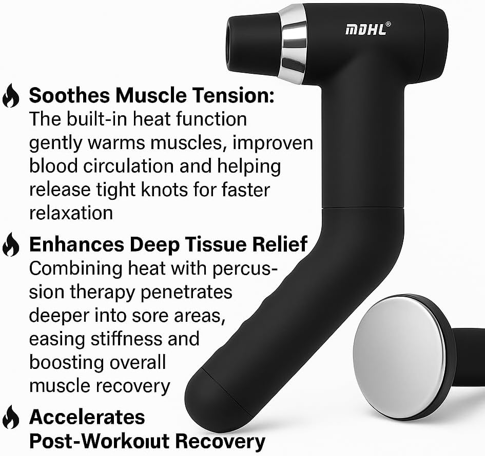 Heated + Cool Gel Gun Massager Type-C Rechargeable | XR666