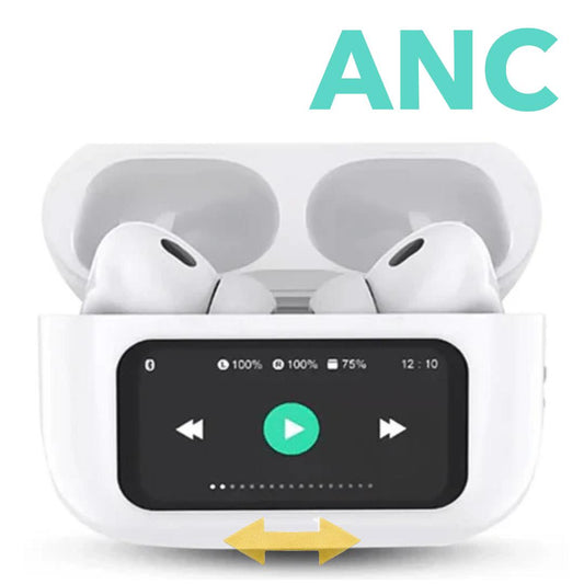 LCD AirPods Pro TWS Bluetooth Earbuds | ANC | Touch Panel | Type-C