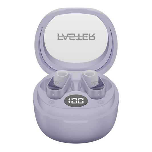 Faster Mystic Bluetooth Earbuds | BT v5.4 | Black/Purple | FBT-260