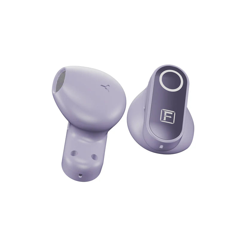 Faster Mystic Bluetooth Earbuds | BT v5.4 | Black/Purple | FBT-260