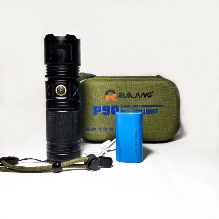 Ruilang P90 Rechargeable Super LED Flashlight.