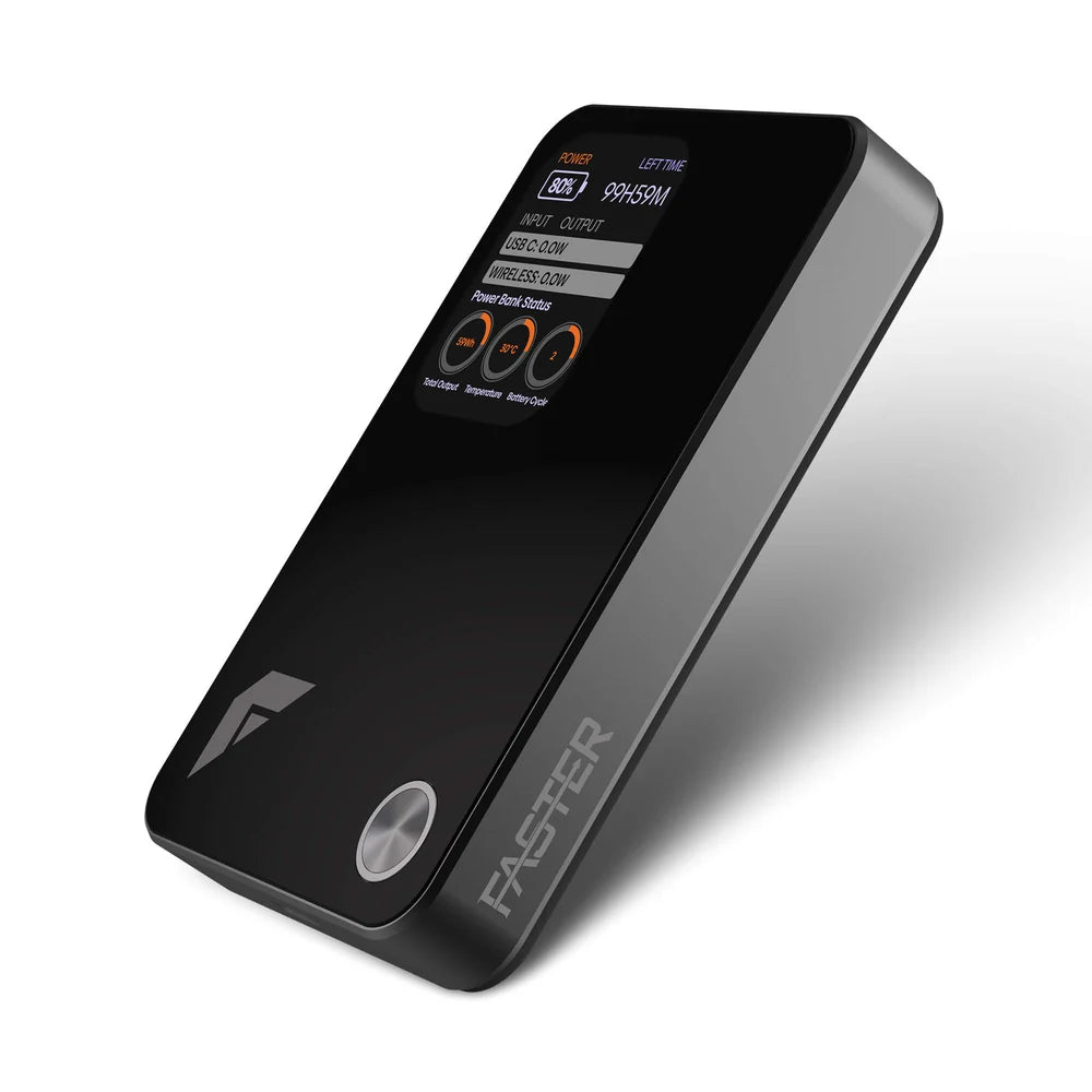 FASTER Power Go 10000mAh Magnetic Wireless Power Bank.